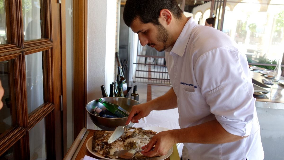 Carlos Hernández del Río, jefe de cocina en Cataria.