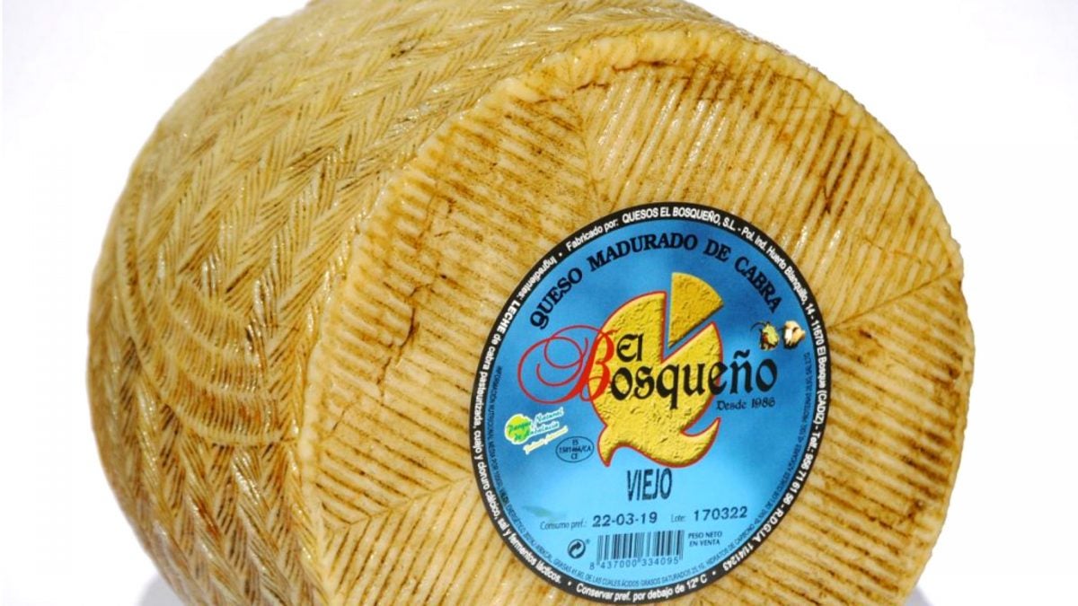 Queso viejo de cabra payoya de El Bosqueño, medalla de Oro.