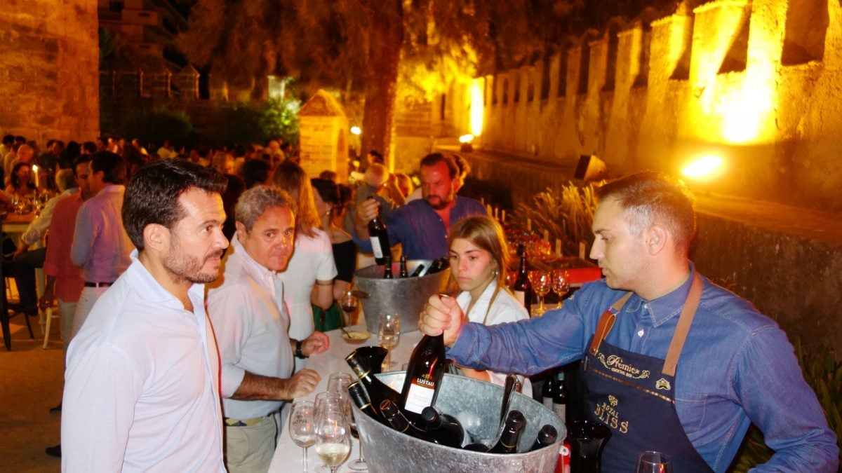 El menú degustación contó con el maridaje de los mejores vinos de Lustau.