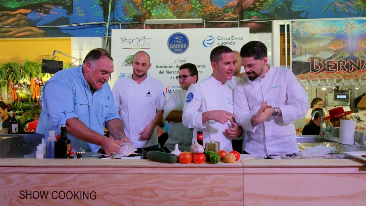 José Andrés compartió fogones con prestigiosos chefs de la provincia.