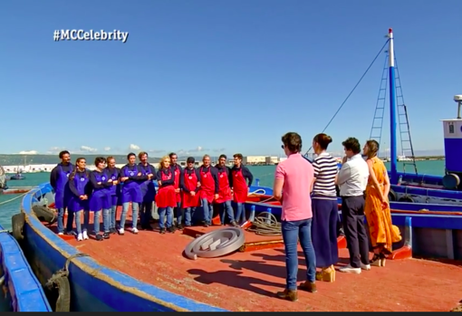 Los concursantes de Masterchef Celebrity en Barbate.