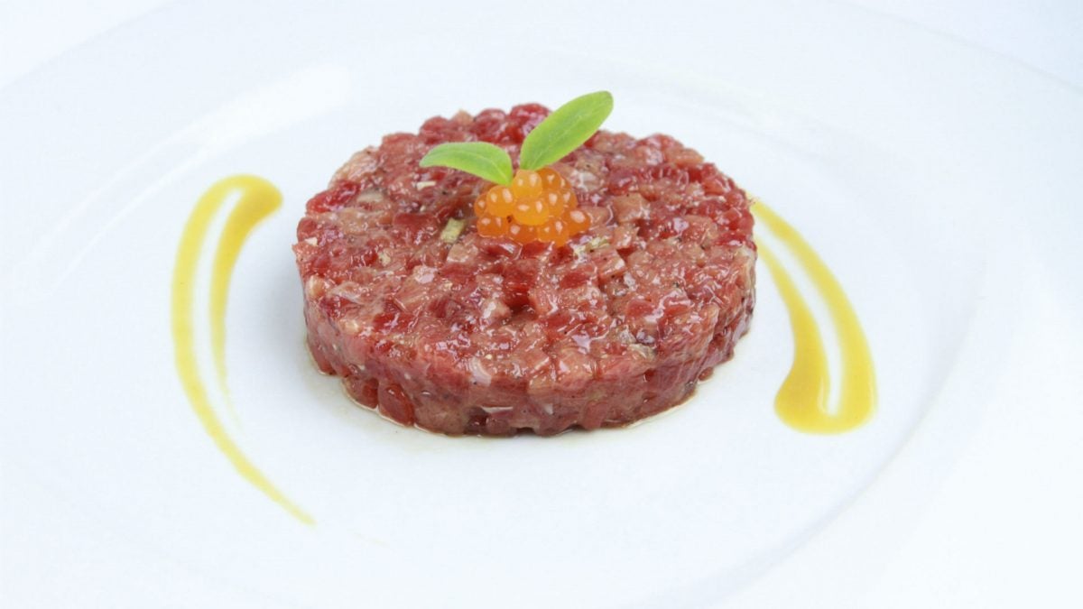 Tartar de atún rojo de almadraba, un plato que no puede faltar en su carta. | Cedida.