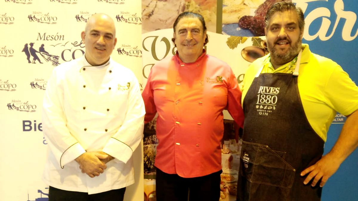 Los embajadores de la gastronomía de Los Barrios en Fitur 2019. | Cedida