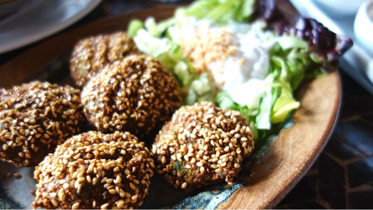 Falafel de garbanzo y perejil. | G.C.