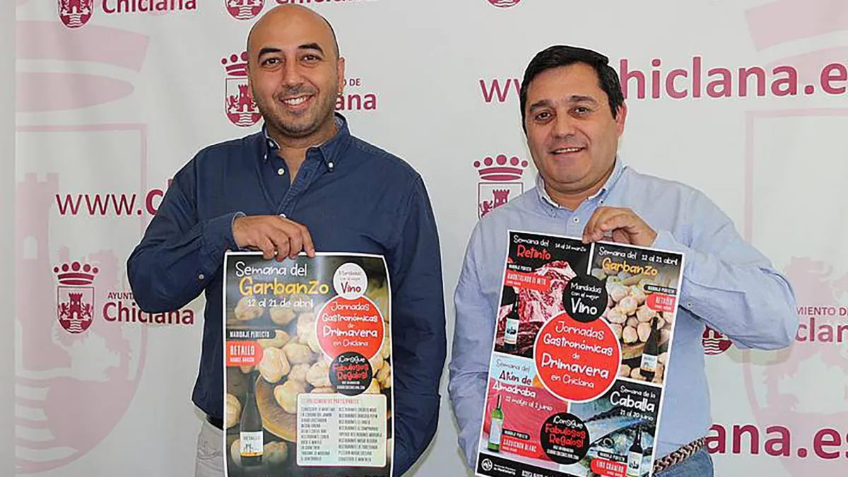 Sánchez y Cannu presentaron la Semana del Garbanzo de Chiclana.
