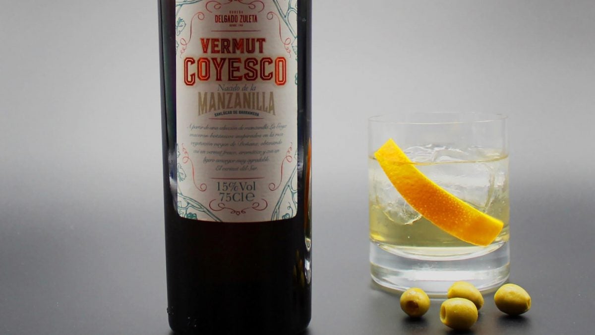 El vermut Goyesco de las Bodegas Delgado Zuleta.