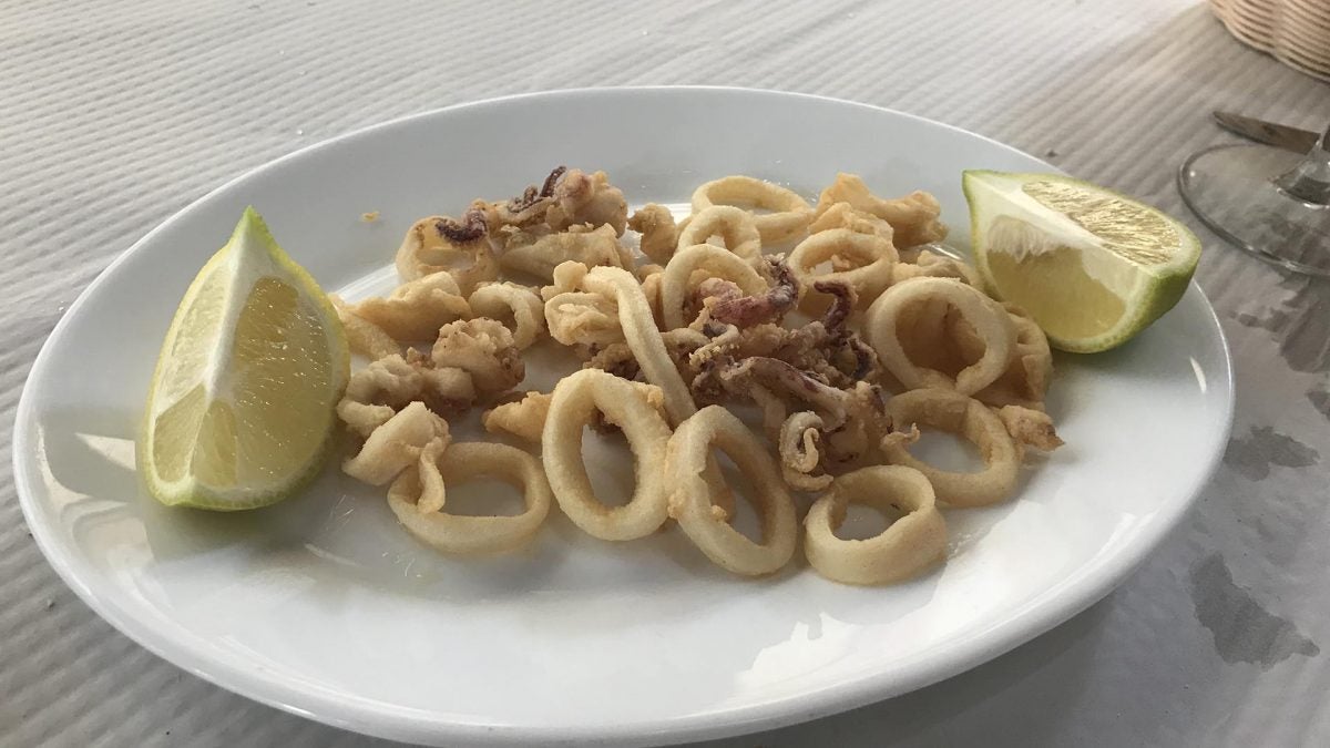 Calamares fritos.