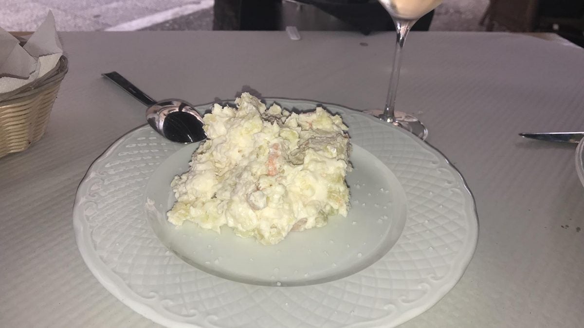 La ensaladilla de La Marea de Marcos.