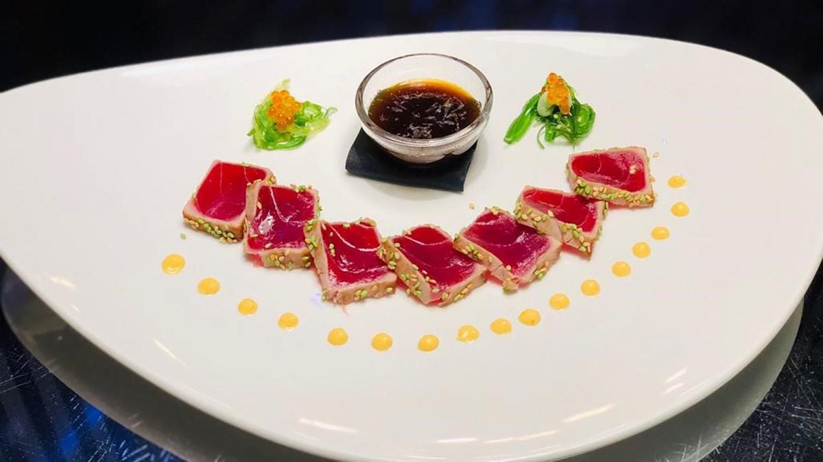 El tataki de Las Delicias es uno de sus platos más característicos.