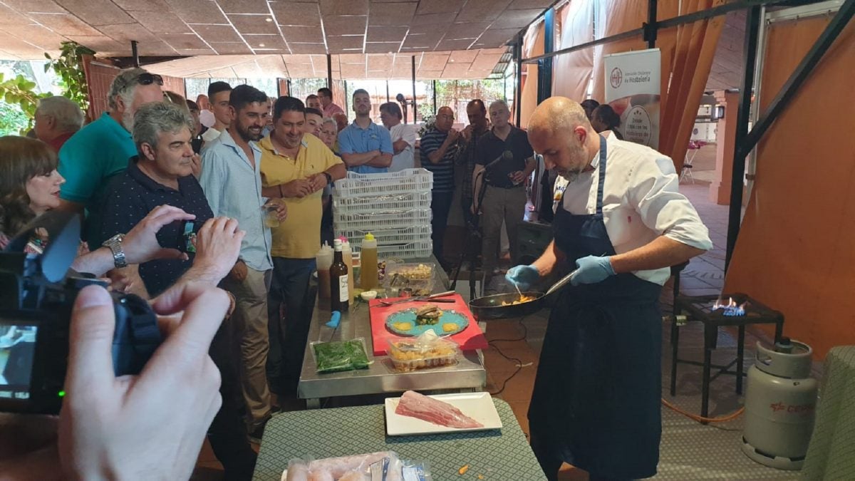 Showccoking en la apertura de la V Semana del Atún Rojo de Almadraba de Chiclana | Foto: Amalia Berrueco Gastro