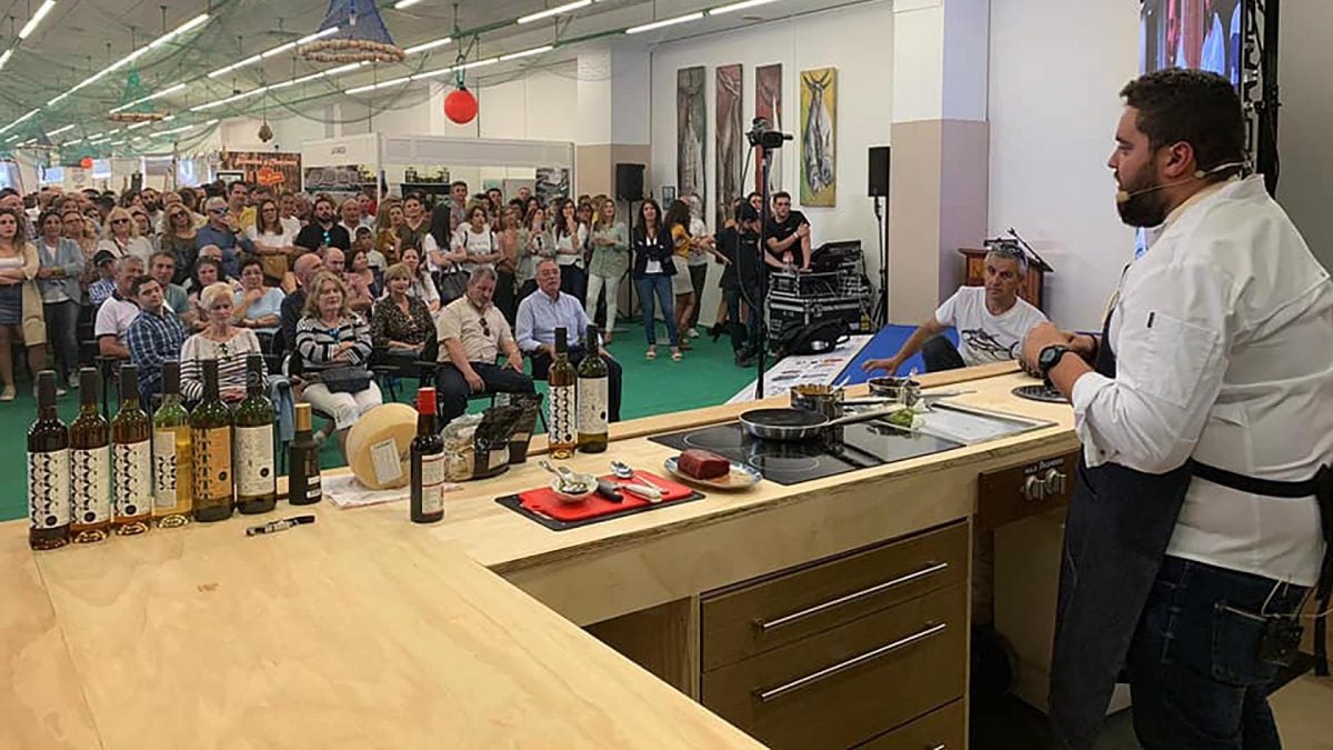 Juan Viu, en un showcooking reciente.