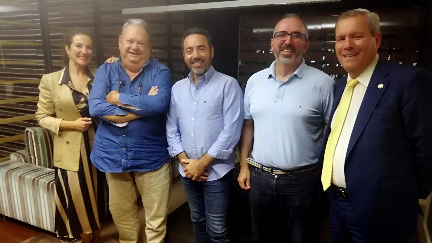 Los miembros del jurado de los Premios Gurmé Cádiz 2019 tras su deliberación.