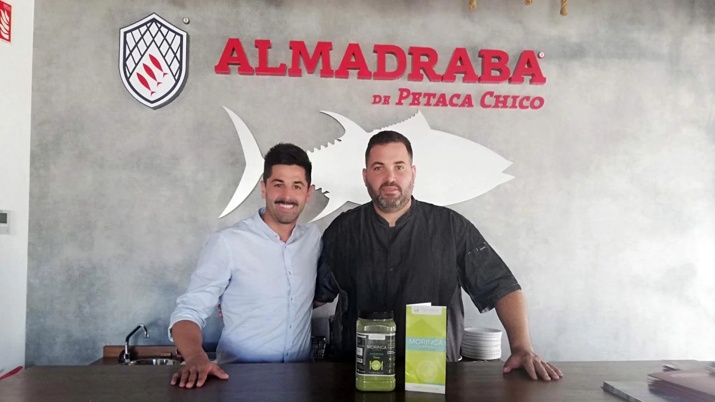 Juan Diego Marín y Mauro Barreiro en Cooking Almadraba.