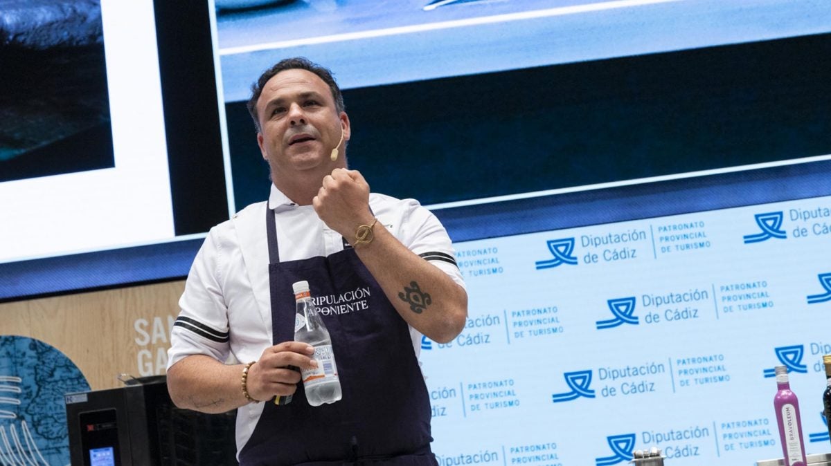 Ángel León, en la pasada edición de San Sebastián Gastronómika.