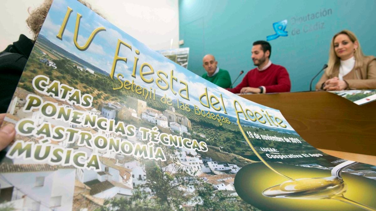 Presentación de la IV Fiesta del Aceite de Setenil.