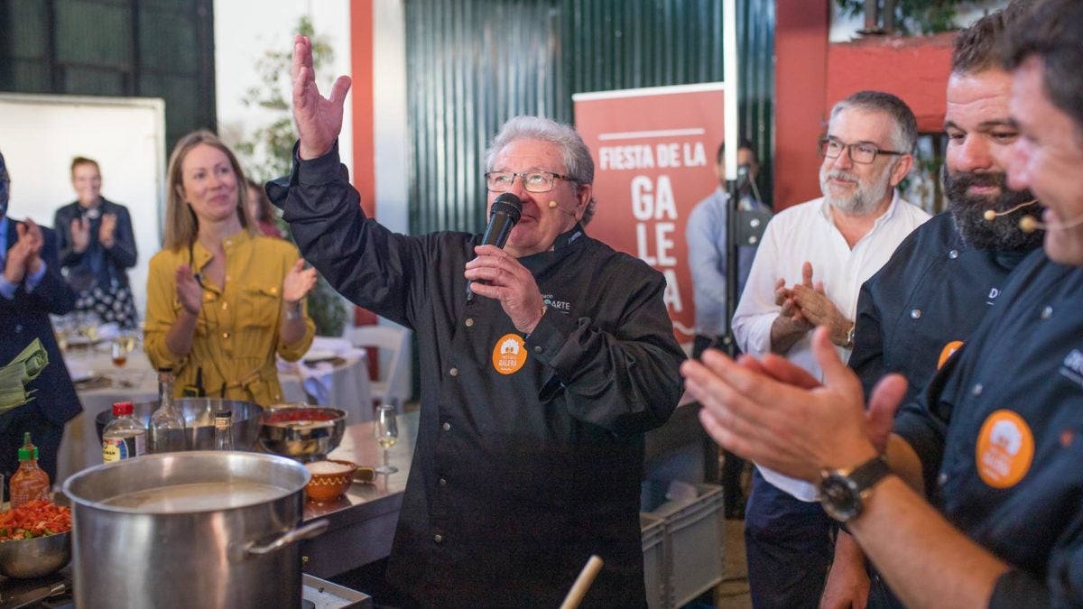 Fernando Hermoso, de Casa Bigote, fue el embajador de la I Fiesta de la Galera. | Foto: Cedida.