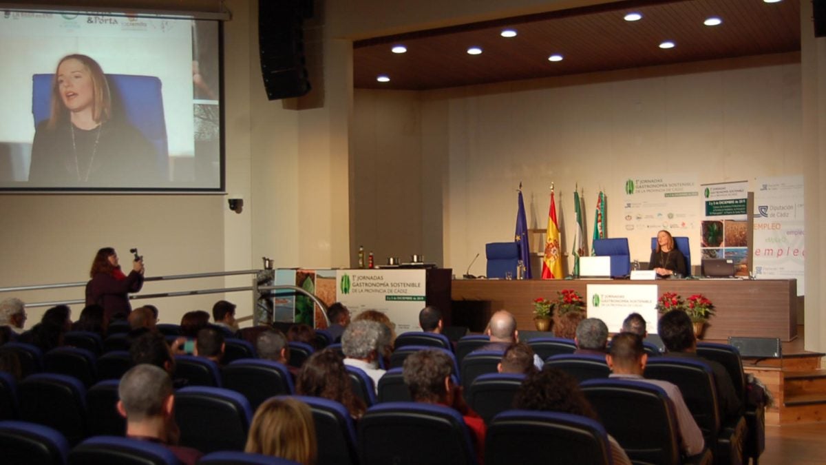 Un momento de la inauguración de las Jornadas de Gastronomía Sostenible.