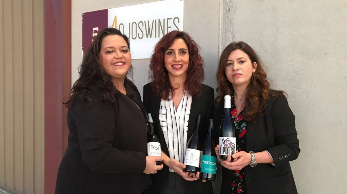Las socias de 4OjosWines, Olga, Lucía y Desirée.