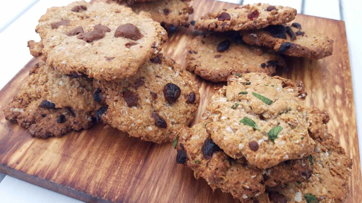 Las galletas de Antonio Orozco, listas para degustar.