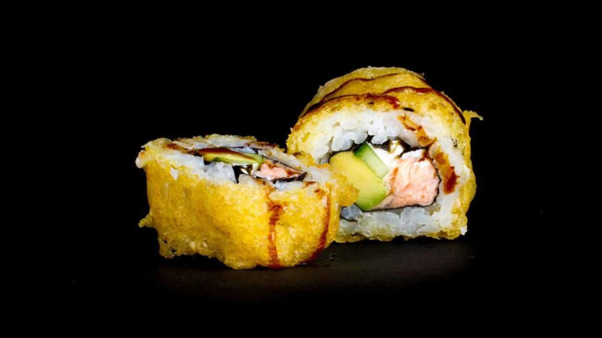 Una muestra del sushi de Aki Sushi.