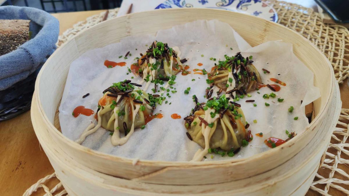 Los dumplings de carrillera de Ramé estarán en el menú de Cádiz Gastronómica.