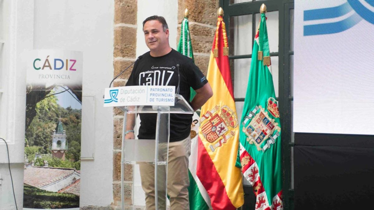 Ángel León, en la presentación en Diputación.