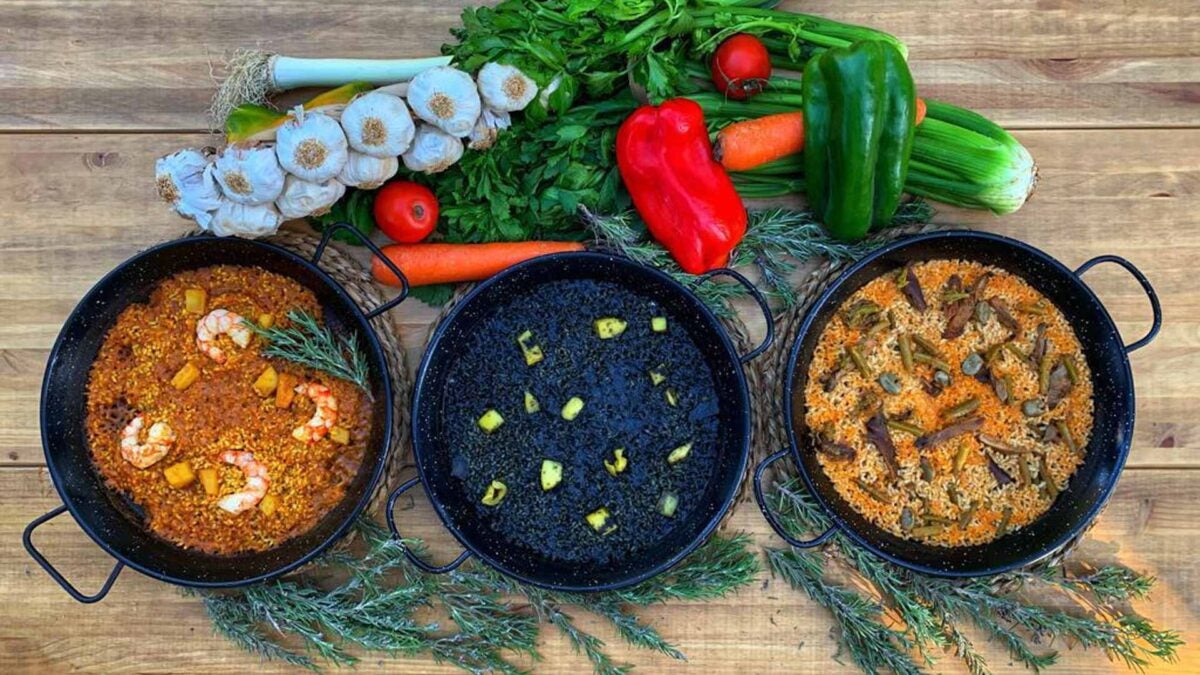 Las tres variedades de arroz de las que disponen en Momento Andaluz.