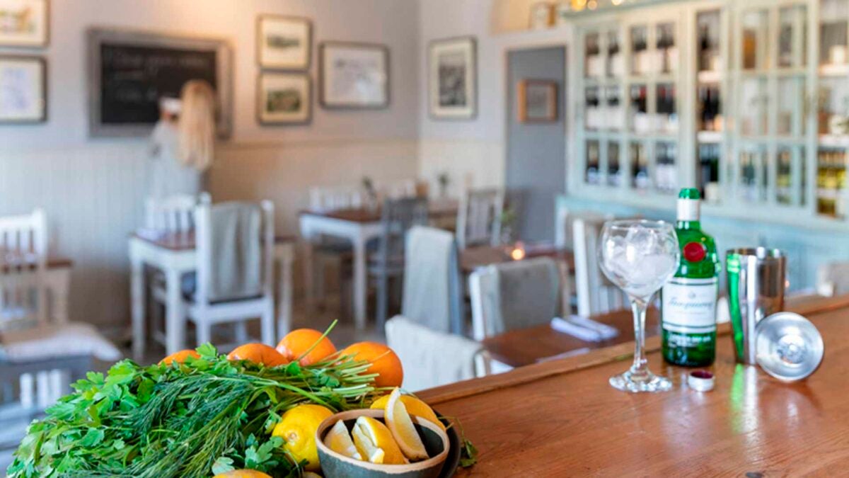 Interior del restaurante Corredera 55, en Vejer de la Frontera. | Foto: Grupo Califa.