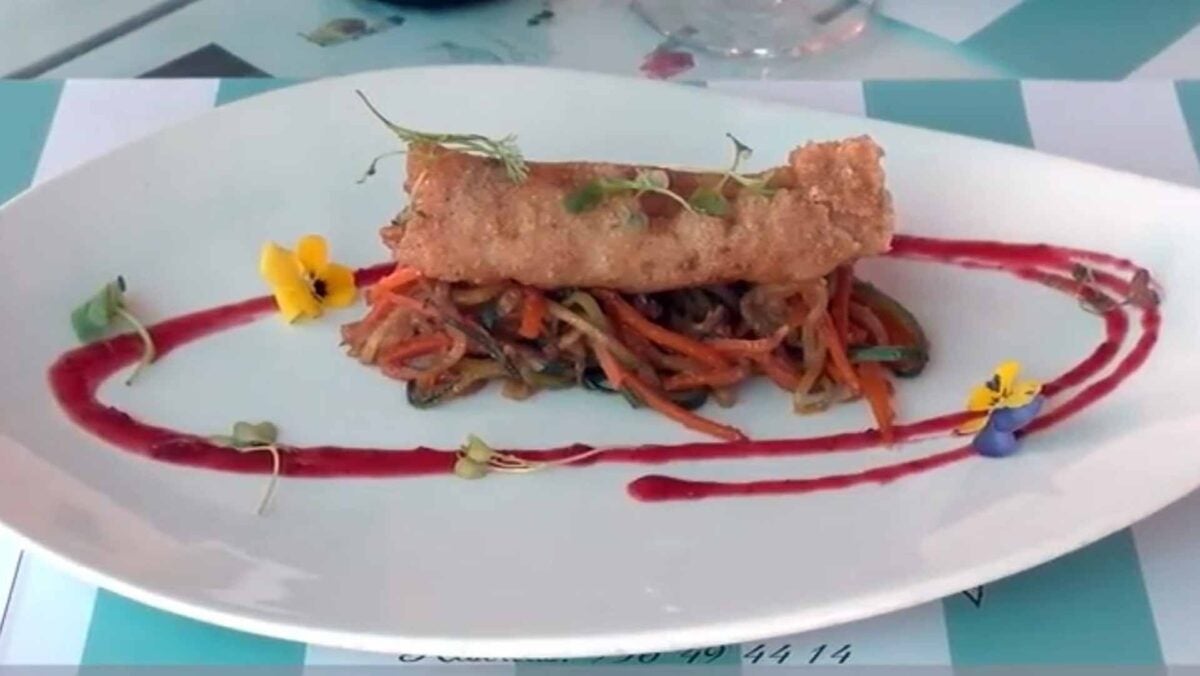 'A tu rollo', el plato que presenta El Farito para la Semana del Atún de Chiclana. | Foto: El Farito.