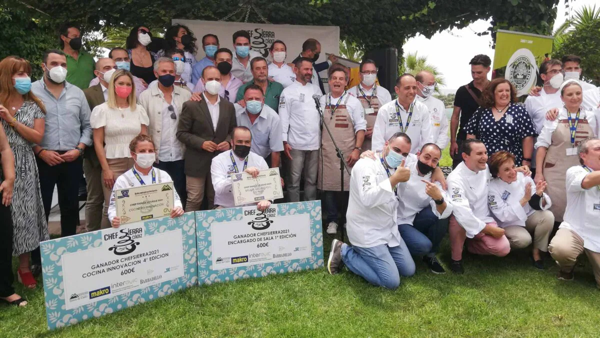 Jurado, cocineros y patrocinadores del IV Chef Sierra de Cádiz.