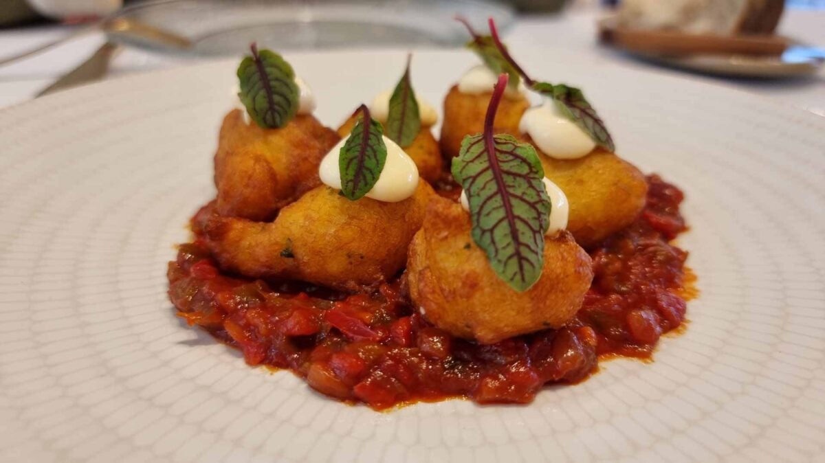 Los buñuelos de bacalao de Gallopedro.