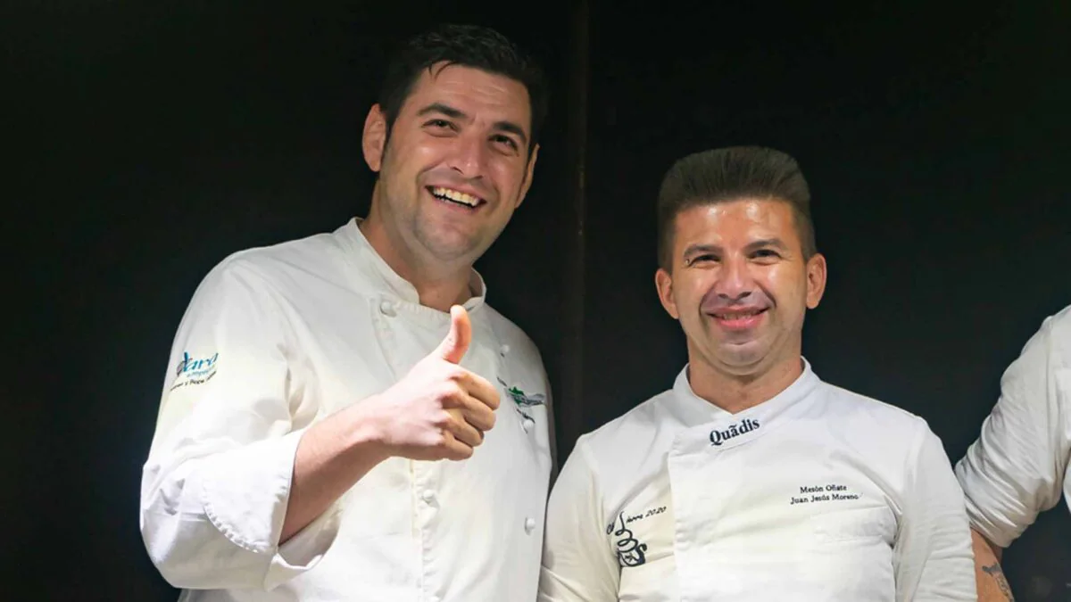 Javi Mena y Juan Jesús Moreno, dos de los cocineros participantes.