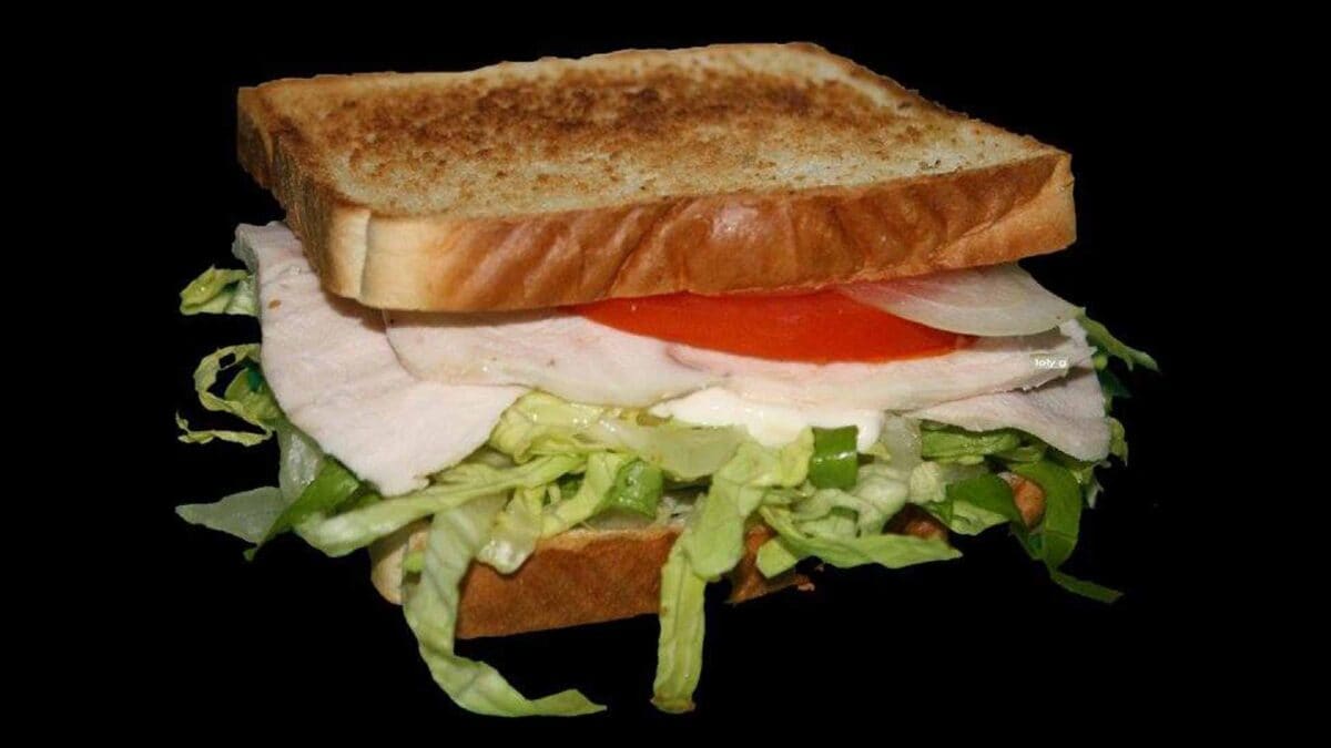 Un sándwich del Volatín, en Jerez.