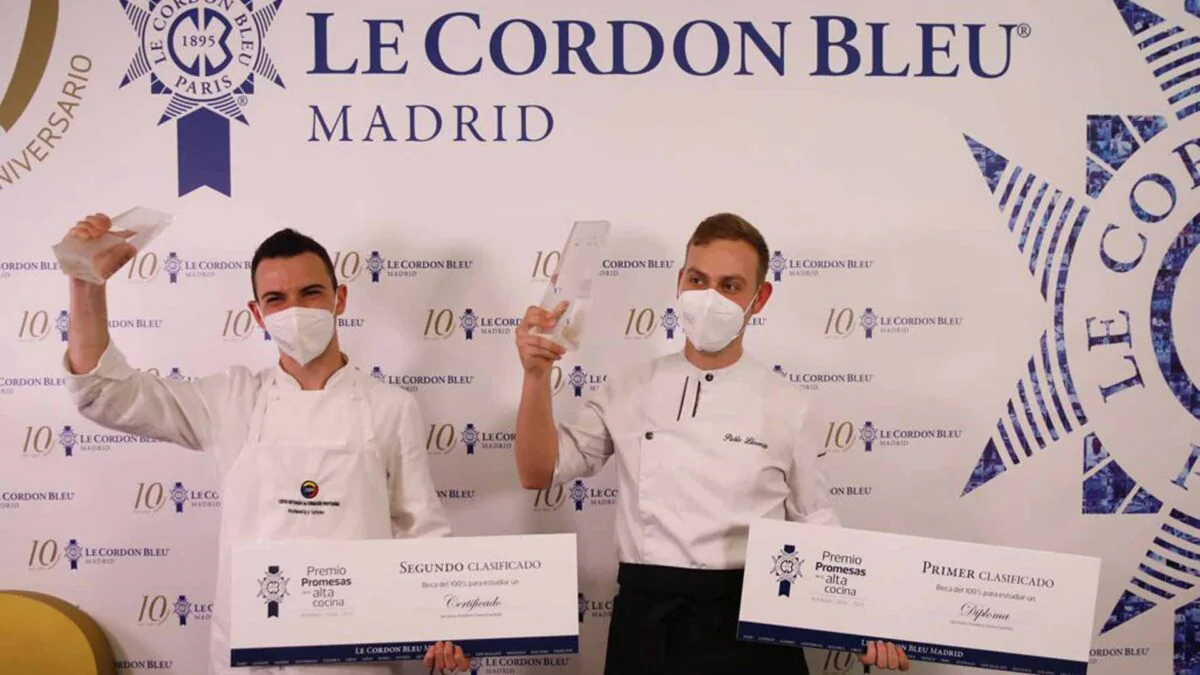Los ganadores del pasado año en los Premos Promesas de Le Cordon Bleu.