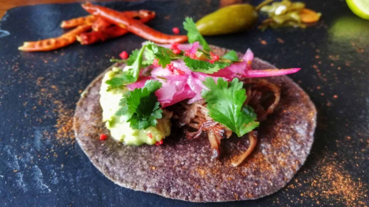 Los tacos mexicanos, otra de las propuestas de Trocadero Sotogrande.