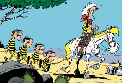 Los Dalton se hicieron famosos gracias a las historietas y la pequeña pantalla