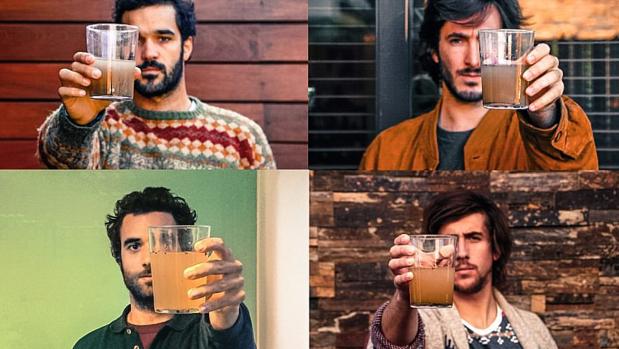 Los cuatro jóvenes que han lanzado el proyecto
