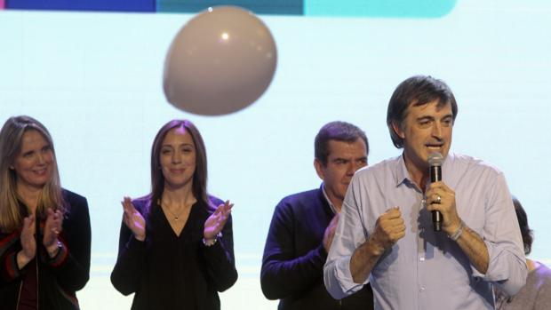 El candidato del oficialista frente Cambiemos al Senado por la provincia de Buenos Aires, Esteban Bullrich