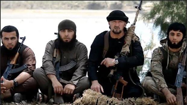 Miembros del grupo yihadista Daesh