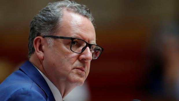 El presidente de la Asamblea Nacional Francesa, Richard Ferrand, durante una sesión en 2018