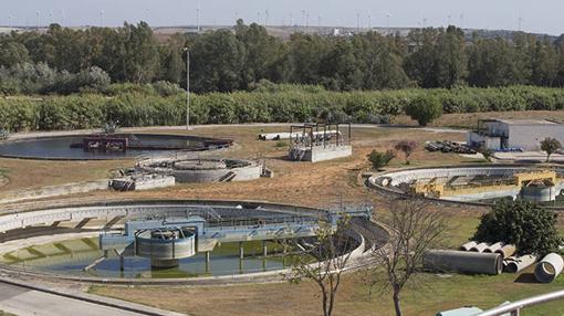 La planta depuradora de aguas residuales de Jerez de la Frontera (Cádiz)