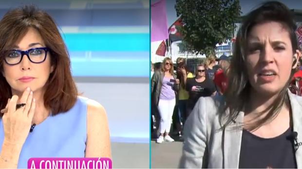 Irene Montero, esta mañana en «El programa de Ana Rosa»