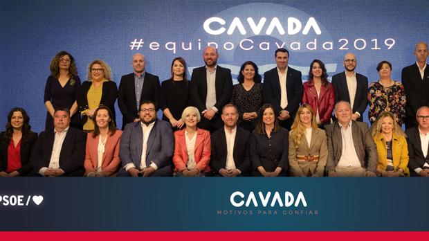 El equipo socialista para las elecciones del próximo mayo.