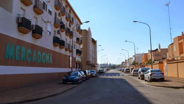 La calle Méjico de San Fernando, donde se encuentra el punto de venta de la ONCE