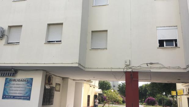 Bloque de pisos en los que residía Miguel.