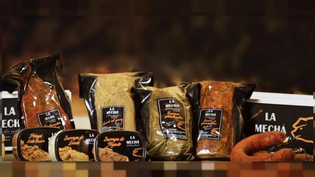 Productos de La Mechá, de la empresa Magrudis.