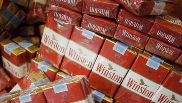 Imagen de archivo de cajetillas de tabaco intervenidas.