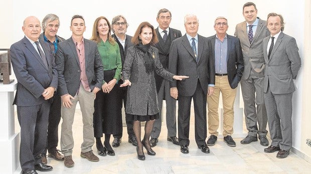 Foto de familia de los premios entregados ayer