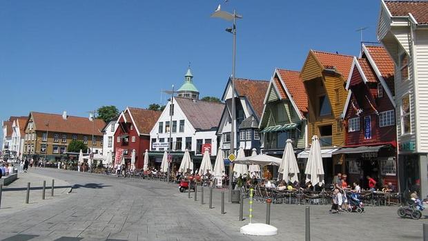 Vista de una de las calles de Kiruna