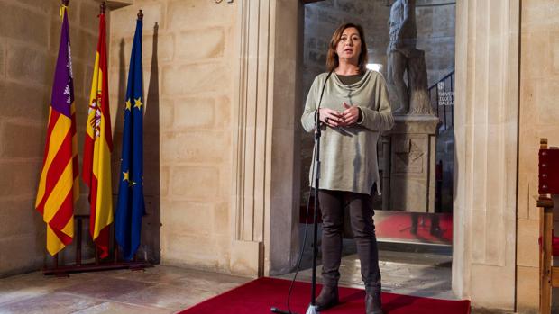 La presidenta del Gobierno balear, Francina Armengol, en una imagen de archivo